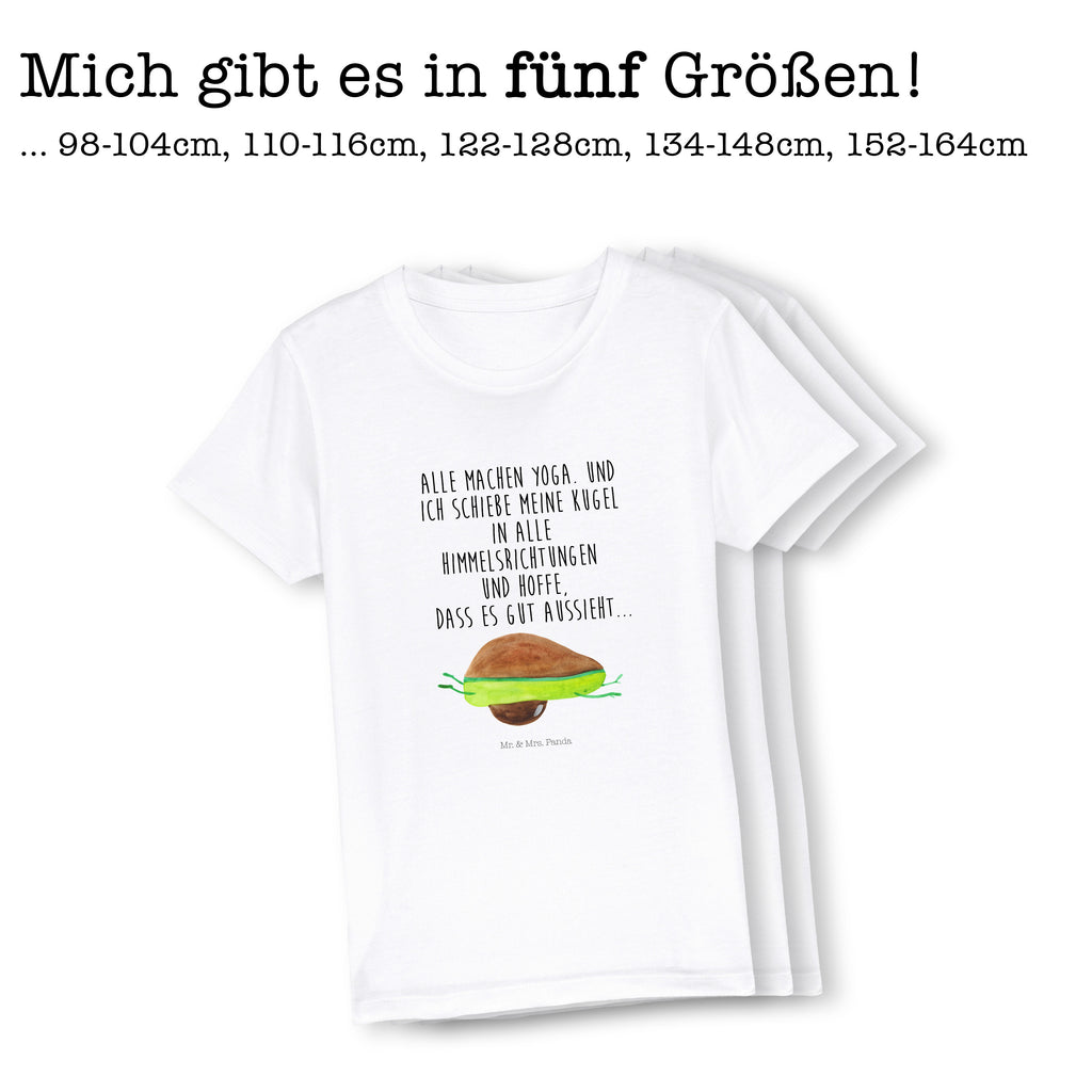 3-4 Jahre Kinder T-Shirt Avocado Yoga Avocado, Veggie, Vegan, Gesund, Avocado Yoga Vegan