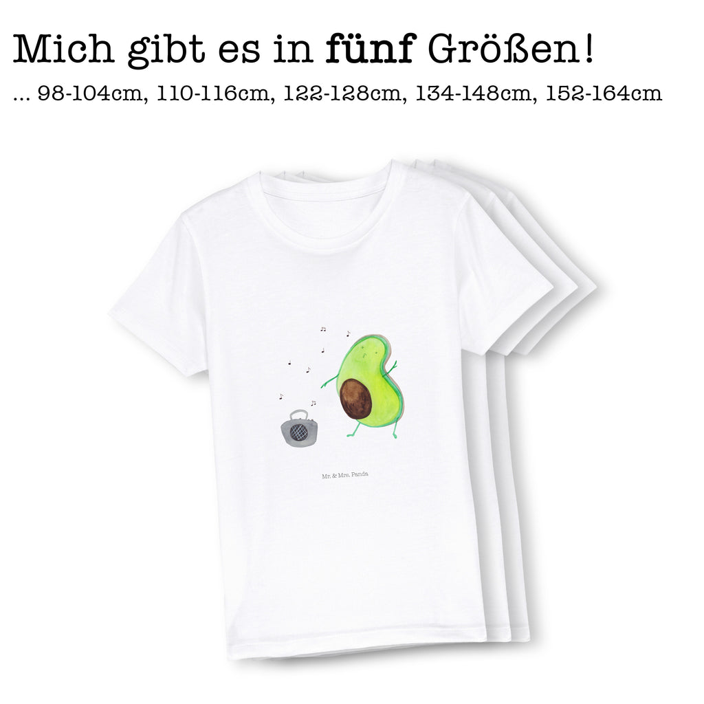 3-4 Jahre Kinder T-Shirt Avocado tanzt Avocado, Veggie, Vegan, Gesund