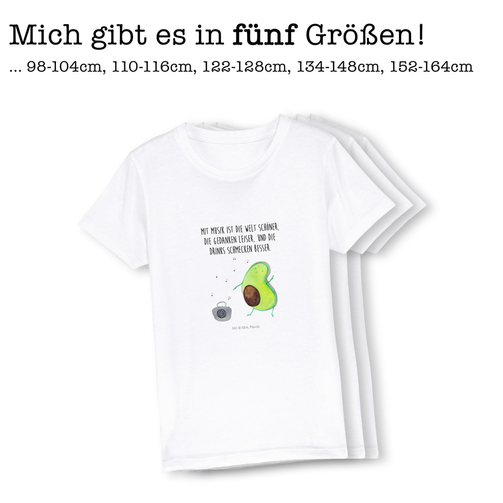 3-4 Jahre Kinder T-Shirt Avocado tanzt Avocado, Veggie, Vegan, Gesund