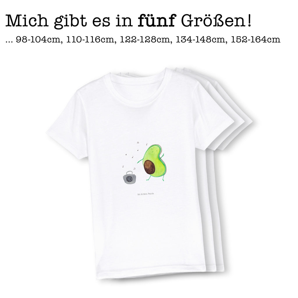 3-4 Jahre Kinder T-Shirt Avocado tanzt Avocado, Veggie, Vegan, Gesund