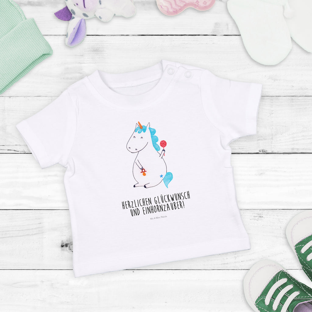 Baby T-Shirt Einhorn Baby Einhorn, Einhörner, Mutter, Unicorn, Geburt, Geburtstag, erstes Kind, Baby, Babyglück, Nachwuchs, Eltern, Party, Kind, Schnuller Mädchen,Jungen,Unisex,Motiv,Baby T-Shirt,Kurzarm  Einhorn, Einhörner, Einhorn Deko, Pegasus, Unicorn