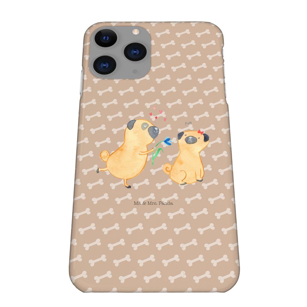 Handyhülle Mops verliebt