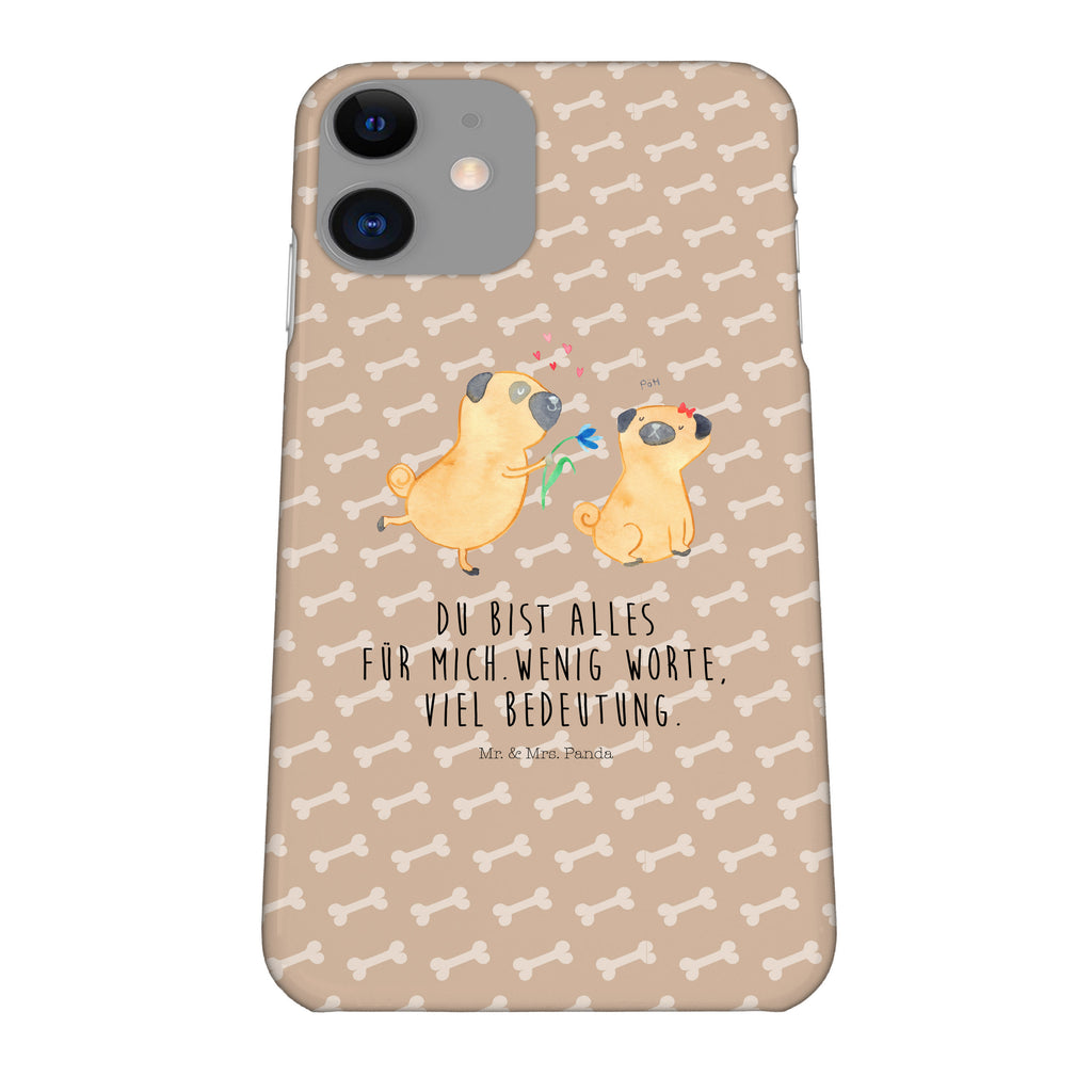 Handyhülle Mops verliebt