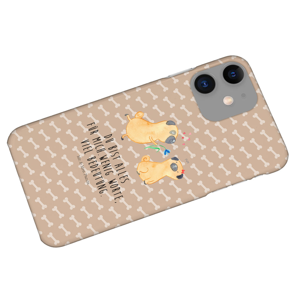 Handyhülle Mops verliebt