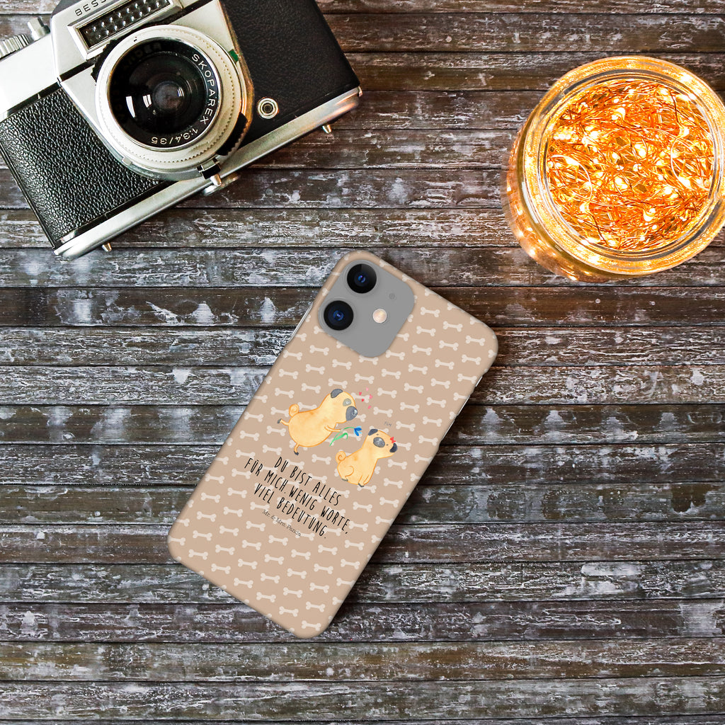 Handyhülle Mops verliebt