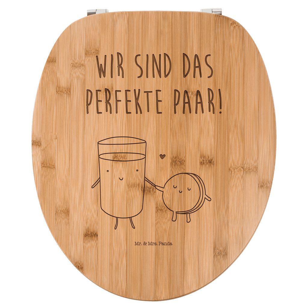 WC Sitz Milch & Keks Klobrille, Klodeckel, Toilettendeckel, WC-Sitz, Toilette, Tiermotive, Gute Laune, lustige Sprüche, Tiere, Milk, Cookie, Milch, Keks, Kekse, Kaffee, Einladung Frühstück, Motiv süß, romantisch, perfektes Paar