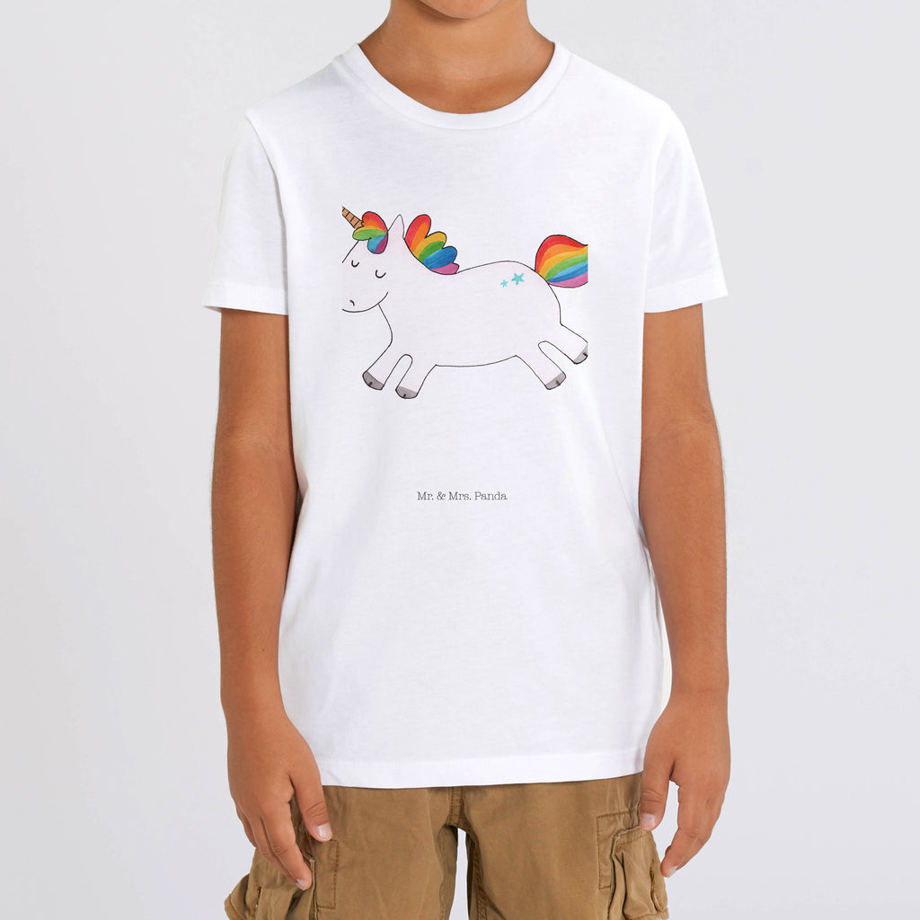 9-11 Jahre Kinder T-Shirt Einhorn Happy Einhorn, Einhörner, Einhorn Deko, Pegasus, Unicorn, glücklich, fröhlich, Spaß, Freude, Lebensfreude, witzig, spannend, Lächeln, Lachen