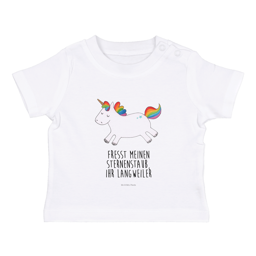 Baby T-Shirt Einhorn Happy Einhorn, Einhörner, Unicorn, glücklich, fröhlich, Spaß, Freude, Lebensfreude, witzig, spannend, Lächeln, Lachen Mädchen,Jungen,Unisex,Motiv,Baby T-Shirt,Kurzarm  Einhorn, Einhörner, Einhorn Deko, Pegasus, Unicorn