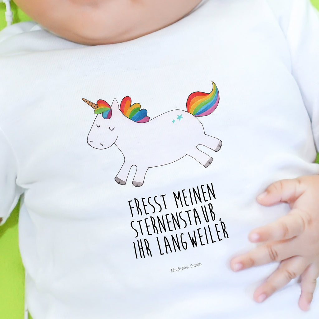 Baby T-Shirt Einhorn Happy Einhorn, Einhörner, Unicorn, glücklich, fröhlich, Spaß, Freude, Lebensfreude, witzig, spannend, Lächeln, Lachen Mädchen,Jungen,Unisex,Motiv,Baby T-Shirt,Kurzarm  Einhorn, Einhörner, Einhorn Deko, Pegasus, Unicorn