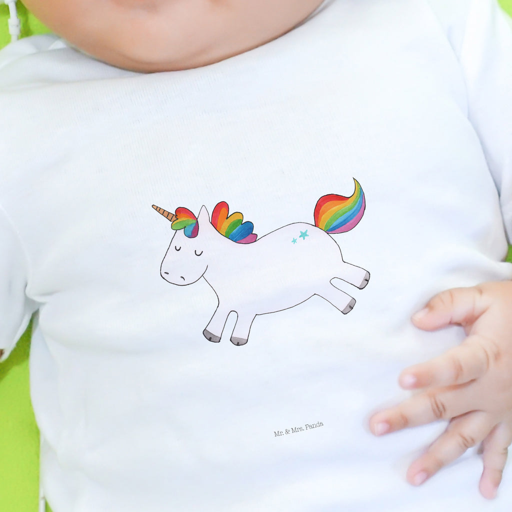 Baby T-Shirt Einhorn Happy Einhorn, Einhörner, Unicorn, glücklich, fröhlich, Spaß, Freude, Lebensfreude, witzig, spannend, Lächeln, Lachen Mädchen,Jungen,Unisex,Motiv,Baby T-Shirt,Kurzarm  Einhorn, Einhörner, Einhorn Deko, Pegasus, Unicorn