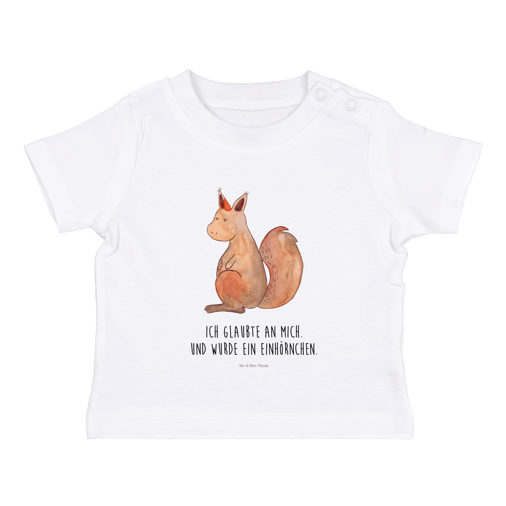 Baby T-Shirt Einhörnchen Glaube Einhorn, Einhörner, Einhörnchen, Eichhörnchen, Eichhorn Mädchen, Jungen, Unisex, Motiv ,Baby T-Shirt, Kurzarm, Shirt, Baby  Einhorn, Einhörner, Einhorn Deko, Pegasus, Unicorn