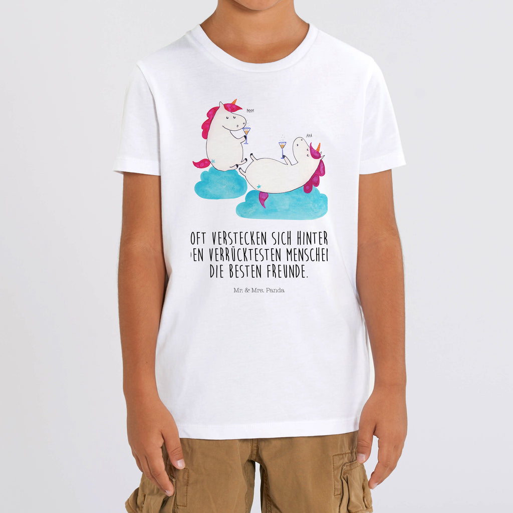 9-11 Jahre Kinder T-Shirt Einhörner Sekt Einhorn, Einhörner, Einhorn Deko, Pegasus, Unicorn, Freundinnen, Freundin, BFF, Sekt, Mädelsabend, Spaß, Party, Korken, Anstoßen, Beste
