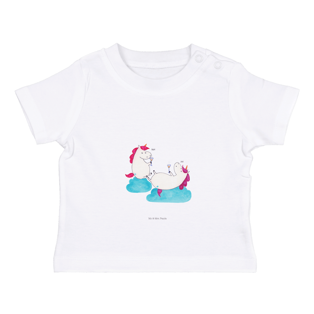 Baby T-Shirt Einhörner Sekt Einhorn, Einhörner, Unicorn, Freundinnen, Freundin, BFF, Sekt, Mädelsabend, Spaß, Party, Korken, Anstoßen, Beste Mädchen,Jungen,Unisex,Motiv,Baby T-Shirt,Kurzarm  Einhorn, Einhörner, Einhorn Deko, Pegasus, Unicorn