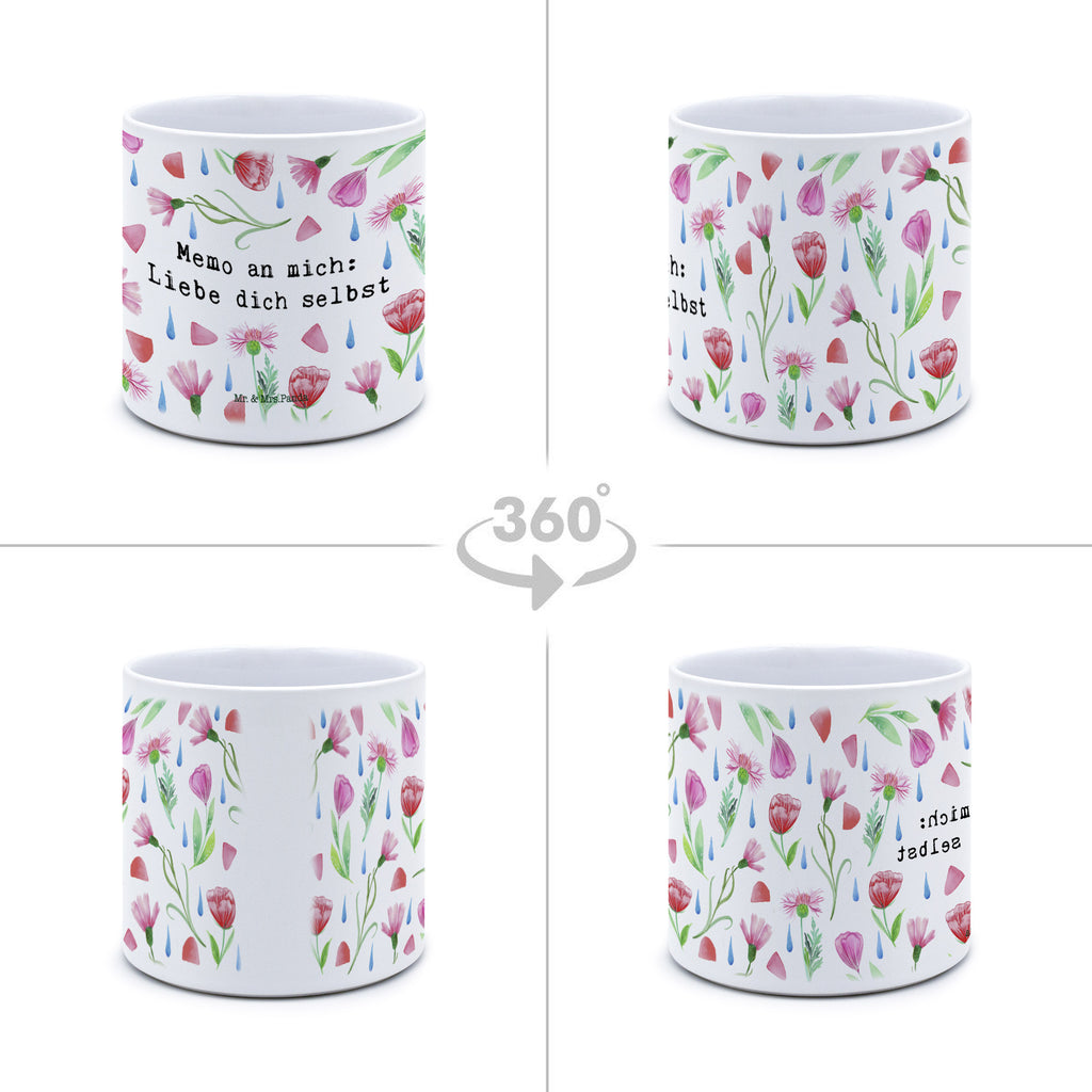 XL Blumentopf Memo an Mich Liebe dich selbst Bumentopf, Xl Blumentopf, Blumentopf Gross, Übertopf, Pflanztopf, Keramiktopf, Kräutertopf, Topf, Pflanzkübel, Blumenübertopf, Blumen Deko, Frühlings Deko, Sommer Deko, Dekoration, positive Botschaft, Naturliebhaber, Outdoor, Natur, Abenteuer