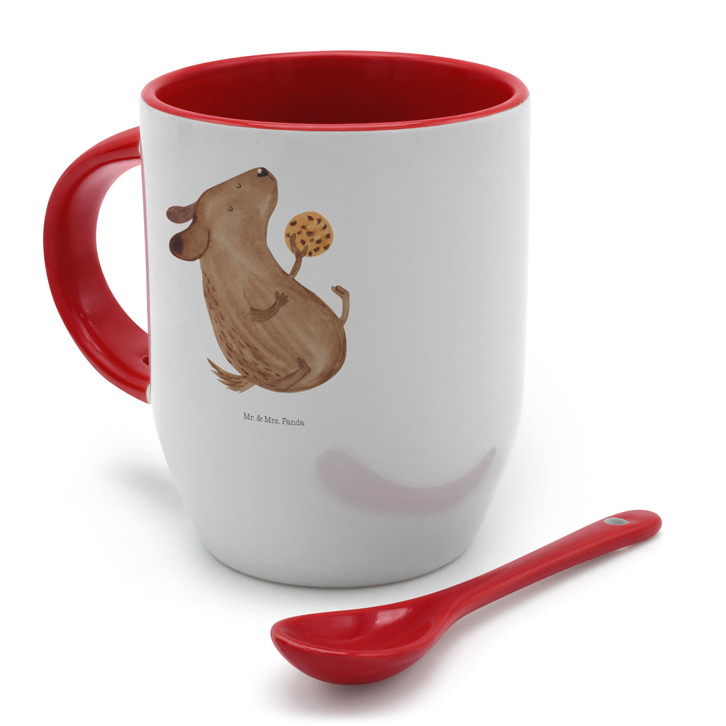 Tasse mit Löffel Hund Keks Tasse, Kaffeetasse, Tassen, Tasse mit Spruch, Kaffeebecher, Tasse mit Löffel, Hund, Hundemotiv, Haustier, Hunderasse, Tierliebhaber, Hundebesitzer, Sprüche, Hundekekse, Leckerli, Hundeleckerli, Hundesnacks