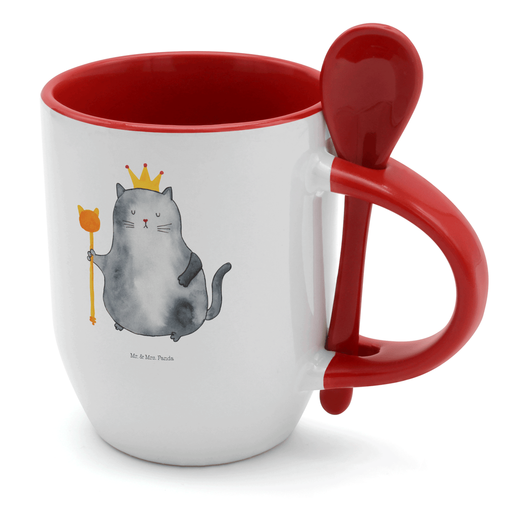 Tasse mit Löffel Katzen Koenig Tasse, Kaffeetasse, Tassen, Tasse mit Spruch, Kaffeebecher, Tasse mit Löffel, Katze, Katzenmotiv, Katzenfan, Katzendeko, Katzenfreund, Katzenliebhaber, Katzenprodukte, Katzenartikel, Katzenaccessoires, Katzensouvenirs, Katzenliebhaberprodukte, Katzenmotive, Katzen, Kater, Mietze, Cat, Cats, Katzenhalter, Katzenbesitzerin, Haustier, König, Königin, Queen, Familie, Mietzhaus, Wohnung, erste eigenen Wohnung, Umzug, Einzug