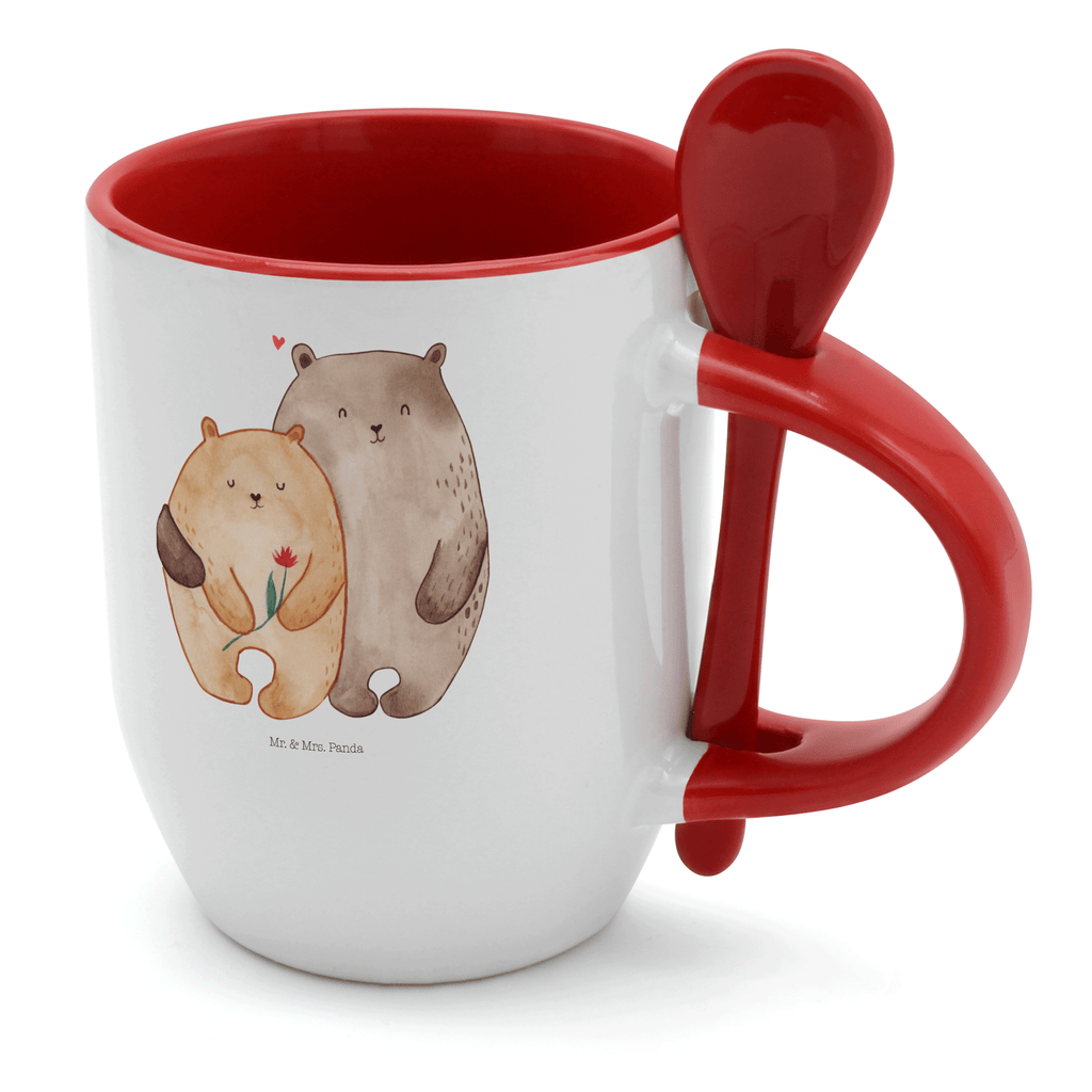 Tasse mit Löffel Bären Liebe Tasse, Kaffeetasse, Tassen, Tasse mit Spruch, Kaffeebecher, Tasse mit Löffel, Liebe, Partner, Freund, Freundin, Ehemann, Ehefrau, Heiraten, Verlobung, Heiratsantrag, Liebesgeschenk, Jahrestag, Hocheitstag, Verliebt, Verlobt, Verheiratet, Geschenk Freundin, Geschenk Freund, Liebesbeweis, Hochzeitstag, Geschenk Hochzeit, Bären, Bärchen, Bär