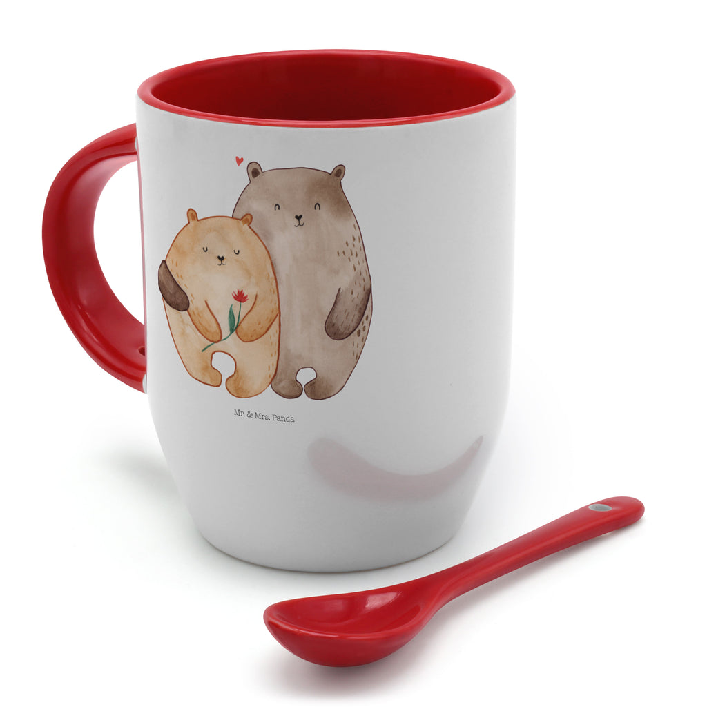 Tasse mit Löffel Bären Liebe Tasse, Kaffeetasse, Tassen, Tasse mit Spruch, Kaffeebecher, Tasse mit Löffel, Liebe, Partner, Freund, Freundin, Ehemann, Ehefrau, Heiraten, Verlobung, Heiratsantrag, Liebesgeschenk, Jahrestag, Hocheitstag, Verliebt, Verlobt, Verheiratet, Geschenk Freundin, Geschenk Freund, Liebesbeweis, Hochzeitstag, Geschenk Hochzeit, Bären, Bärchen, Bär