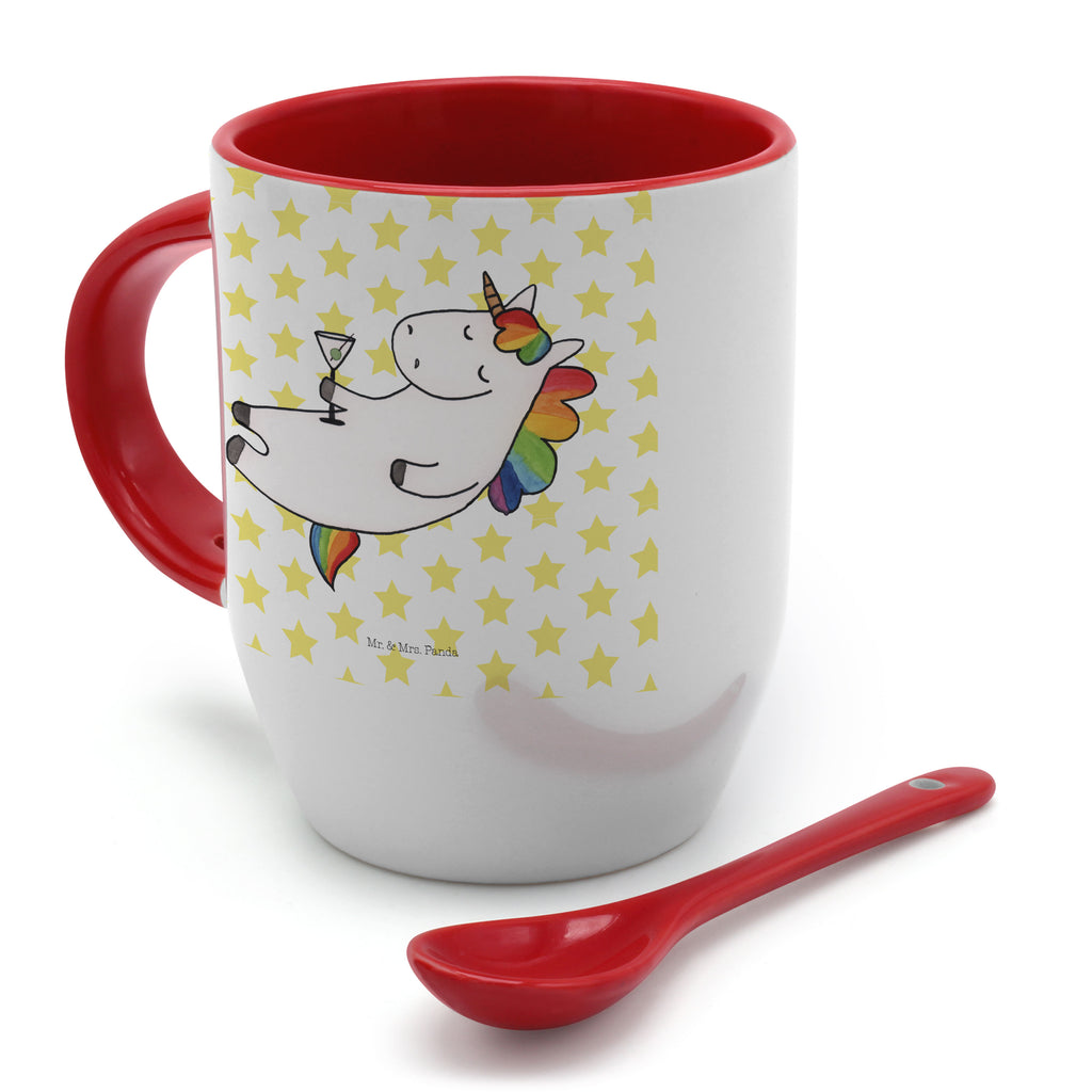 Tasse mit Löffel Einhorn Cocktail Tasse, Kaffeetasse, Tassen, Tasse mit Spruch, Kaffeebecher, Tasse mit Löffel, Einhorn, Einhörner, Einhorn Deko, Pegasus, Unicorn, Party, Spaß, Feiern, Caipirinha, Rum, Cuba Libre, Sekt, Freundin, Geburtstag, lustig, witzig, Spruch, Glitzer