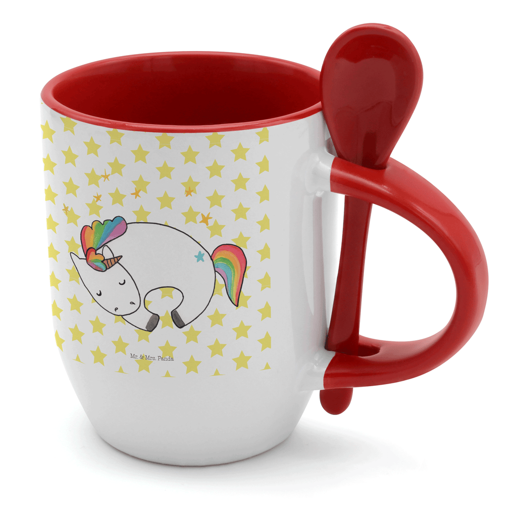 Tasse mit Löffel Einhorn Nacht Tasse, Kaffeetasse, Tassen, Tasse mit Spruch, Kaffeebecher, Tasse mit Löffel, Einhorn, Einhörner, Einhorn Deko, Pegasus, Unicorn, Träume, Traum, unicorn, Realität, Menschen, Geschenk, Ruhe, Freundin