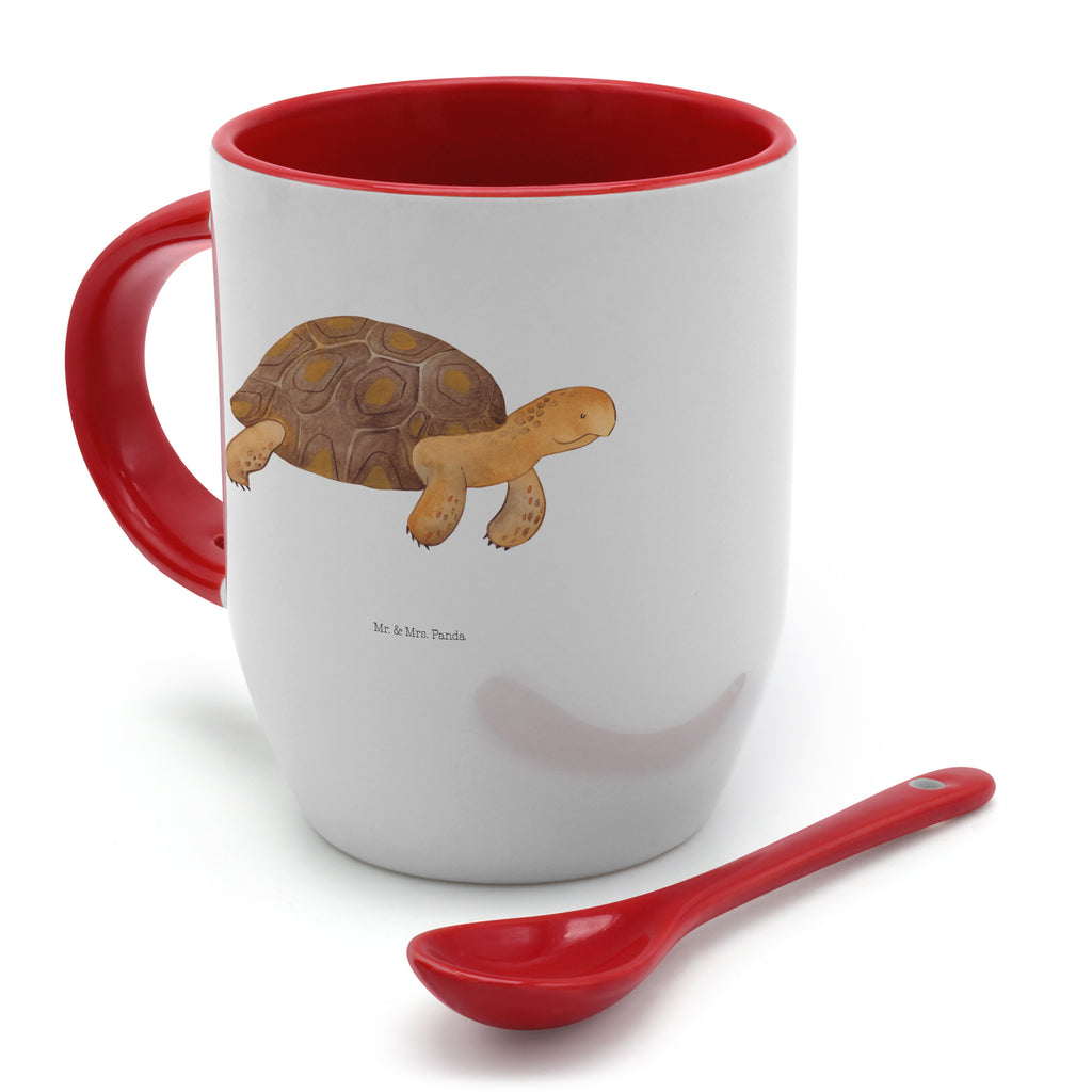 Tasse mit Löffel Schildkröte marschiert Tasse, Kaffeetasse, Tassen, Tasse mit Spruch, Kaffeebecher, Tasse mit Löffel, Meerestiere, Meer, Urlaub, Schildkröte, Schildkröten, get lost, Abenteuer, Reiselust, Inspiration, Neustart, Motivation, Lieblingsmensch