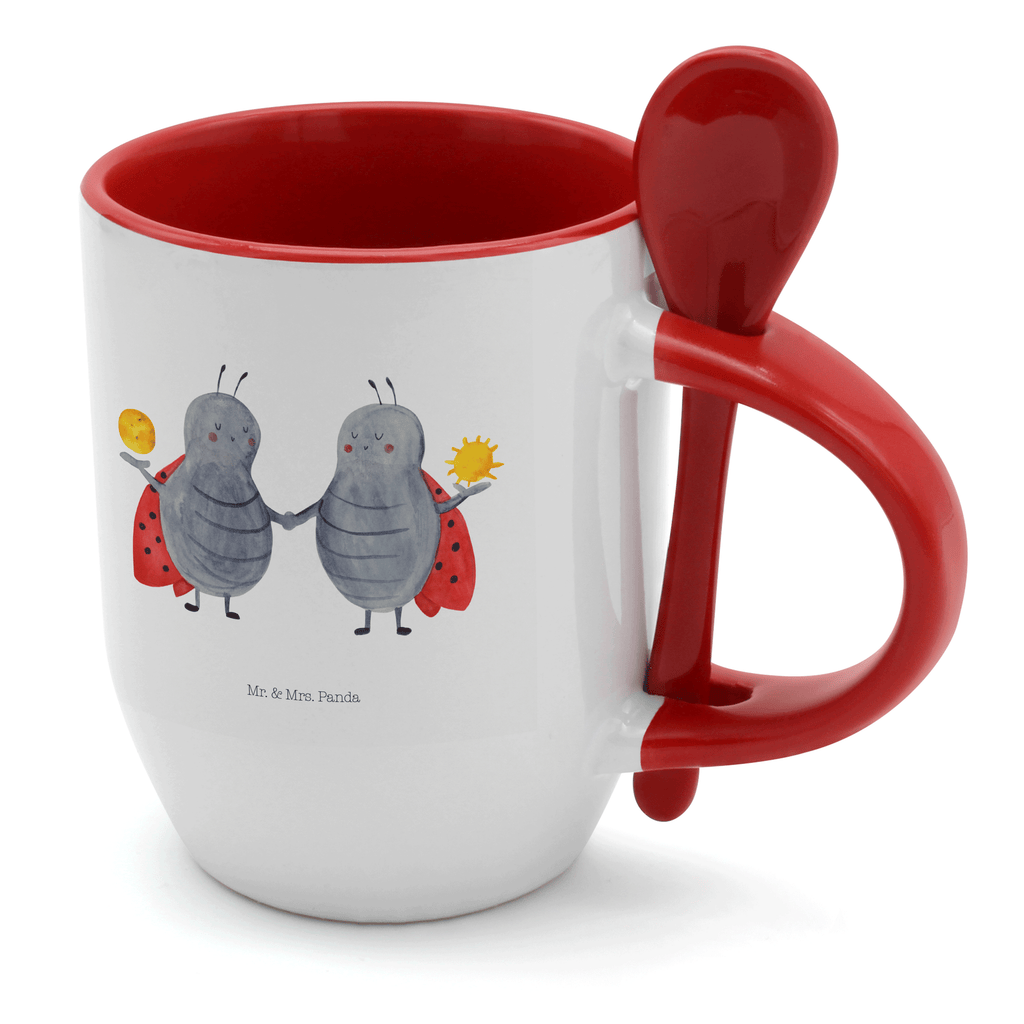 Tasse mit Löffel Sternzeichen Zwilling Tasse, Kaffeetasse, Tassen, Tasse mit Spruch, Kaffeebecher, Tasse mit Löffel, Tierkreiszeichen, Sternzeichen, Horoskop, Astrologie, Aszendent, Zwillinge, Zwilling Geschenk, Zwilling Sternzeichen, Geburtstag Mai, Geschenk Mai, Geschenk Juni, Marienkäfer, Glückskäfer, Zwillingsbruder, Zwillingsschwester