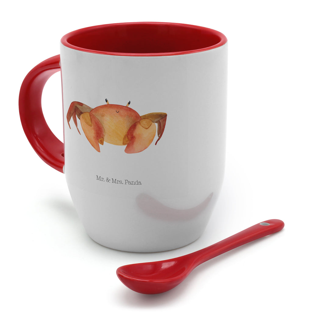 Tasse mit Löffel Sternzeichen Krebs Tasse, Kaffeetasse, Tassen, Tasse mit Spruch, Kaffeebecher, Tasse mit Löffel, Tierkreiszeichen, Sternzeichen, Horoskop, Astrologie, Aszendent, Krebse, Krebs Geschenk, Krebs Sternzeichen, Geschenk Juni, Geschenk Juli, Geburtstag Juni, Geburtstag Juli, Krabbe, Meerestier, Geschenk Meer