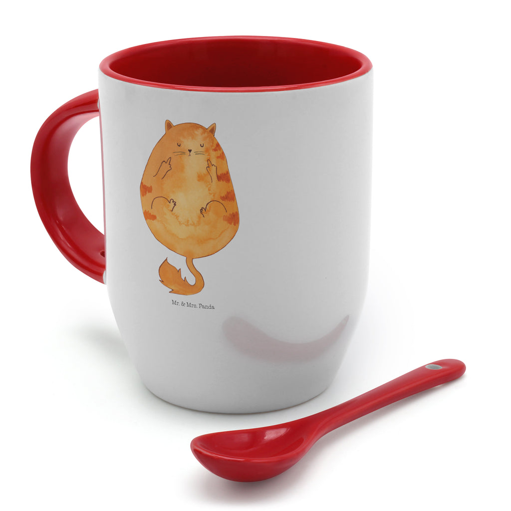 Tasse mit Löffel Katze Mittelfinger Tasse, Kaffeetasse, Tassen, Tasse mit Spruch, Kaffeebecher, Tasse mit Löffel, Katze, Katzenmotiv, Katzenfan, Katzendeko, Katzenfreund, Katzenliebhaber, Katzenprodukte, Katzenartikel, Katzenaccessoires, Katzensouvenirs, Katzenliebhaberprodukte, Katzenmotive, Katzen, Kater, Mietze, Cat, Cats