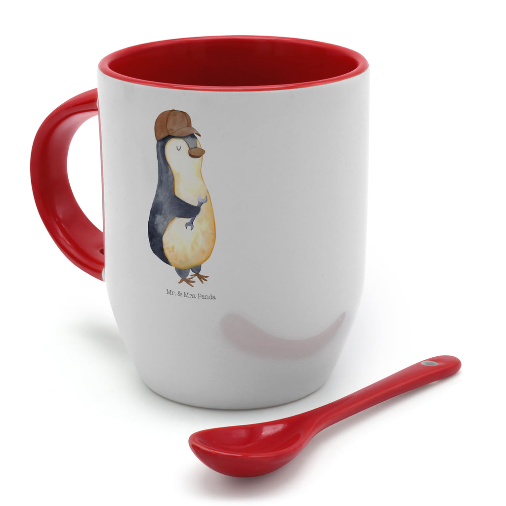 Tasse mit Löffel Wenn Papa es nicht reparieren kann, sind wir am Arsch Tasse, Kaffeetasse, Tassen, Tasse mit Spruch, Kaffeebecher, Tasse mit Löffel, Familie, Vatertag, Muttertag, Bruder, Schwester, Mama, Papa, Oma, Opa, Vater, Geschenk Papa, Bester Papa der Welt