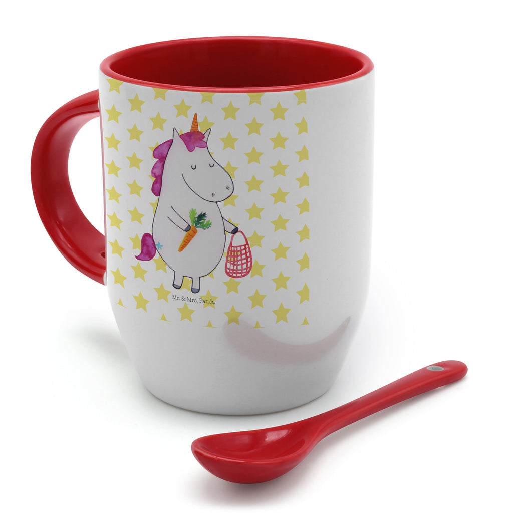 Tasse mit Löffel Einhorn Vegan Tasse, Kaffeetasse, Tassen, Tasse mit Spruch, Kaffeebecher, Tasse mit Löffel, Einhorn, Einhörner, Einhorn Deko, Pegasus, Unicorn, vegan, Gesund leben, Vegetariar, Rohkost, Gesund essen, Veganismus, Veganer