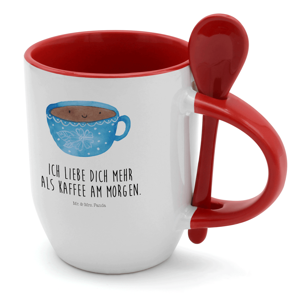Tasse mit Löffel Kaffee Tasse Tasse, Kaffeetasse, Tassen, Tasse mit Spruch, Kaffeebecher, Tasse mit Löffel, Tiermotive, Gute Laune, lustige Sprüche, Tiere, Kaffee, Liebe, Geschmack, Genuss, Glücklich