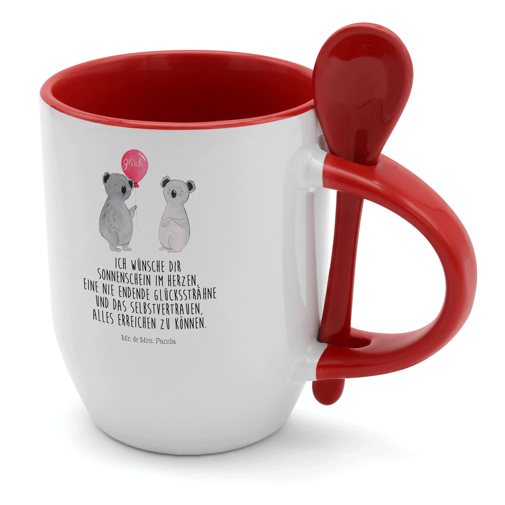 Tasse mit Löffel Koala Luftballon Tasse, Kaffeetasse, Tassen, Tasse mit Spruch, Kaffeebecher, Tasse mit Löffel, Koala, Koalabär, Luftballon, Party, Geburtstag, Geschenk