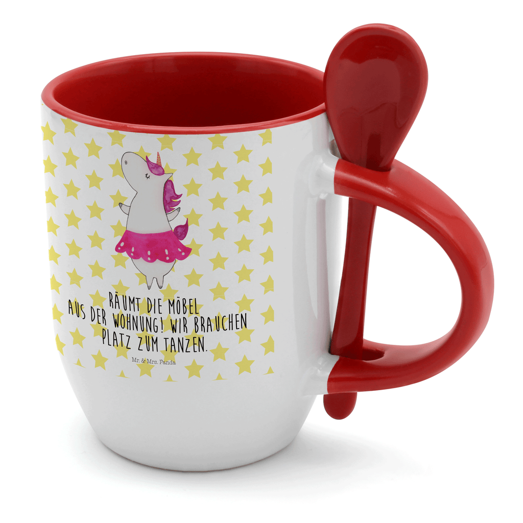 Tasse mit Löffel Einhorn Ballerina Tasse, Kaffeetasse, Tassen, Tasse mit Spruch, Kaffeebecher, Tasse mit Löffel, Einhorn, Einhörner, Einhorn Deko, Pegasus, Unicorn, Tanzen, Ballerina, Party, Wohnung, Spaß, Feiern, Geburtstag, Tänzerin, Lebenslust, Lebensfreude