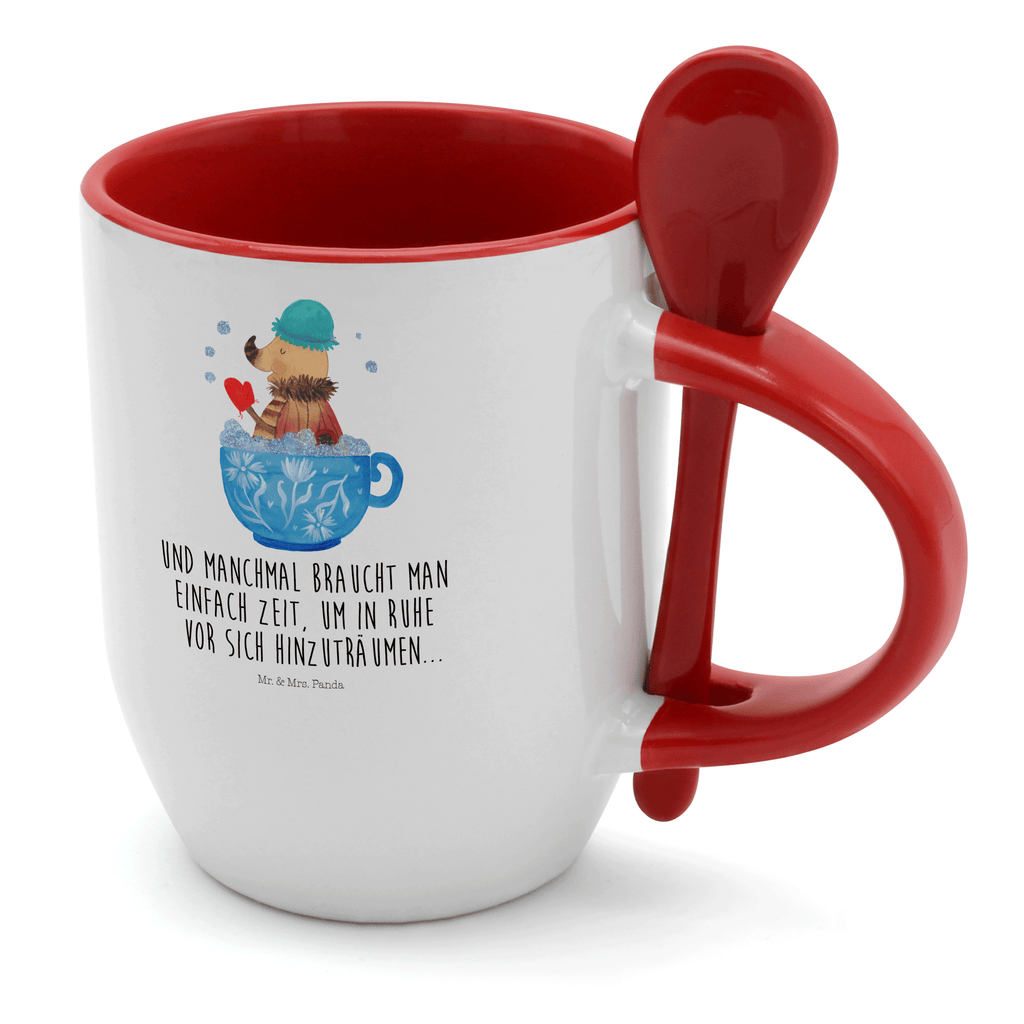 Tasse mit Löffel Nachtfalter Schaumbad Tasse, Kaffeetasse, Tassen, Tasse mit Spruch, Kaffeebecher, Tasse mit Löffel, Tiermotive, Gute Laune, lustige Sprüche, Tiere, Nachtfalter, Schaumbad, Badezimmer, Bad, WC, Badezimmerdeko, Baden, Träumen, verträumt, Ziele, Zeitmanagement