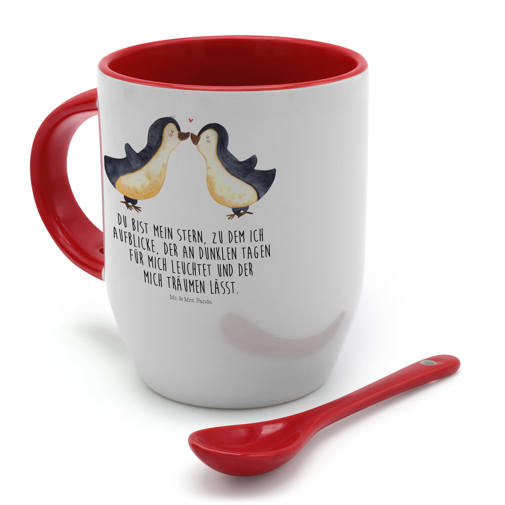 Tasse mit Löffel Pinguin Liebe Tasse, Kaffeetasse, Tassen, Tasse mit Spruch, Kaffeebecher, Tasse mit Löffel, Liebe, Partner, Freund, Freundin, Ehemann, Ehefrau, Heiraten, Verlobung, Heiratsantrag, Liebesgeschenk, Jahrestag, Hocheitstag, Pinguin, Pinguine, Pinguin Paar, Pinguinpaar, Pinguin Liebe, Paar, Pärchen. Liebespaar, Liebesbeweis, Liebesspruch, Hochzeitstag, Geschenk Freund, Geschenk Freundin, Verlobte, Verlobter, Love, Geschenk Hochzeitstag, Geschenkidee, Hochzeit, Gastgeschenk
