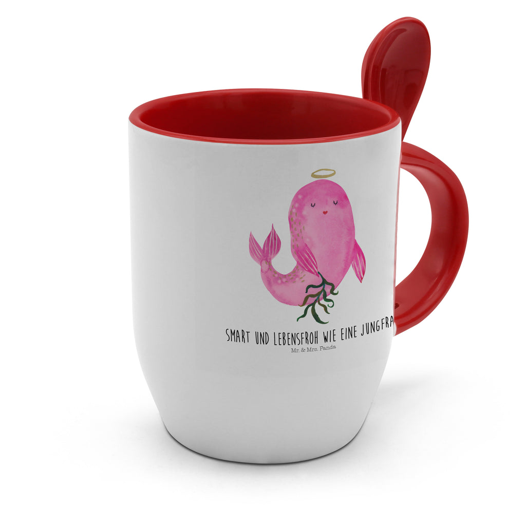 Tasse mit Löffel Sternzeichen Jungfrau Tasse, Kaffeetasse, Tassen, Tasse mit Spruch, Kaffeebecher, Tasse mit Löffel, Tierkreiszeichen, Sternzeichen, Horoskop, Astrologie, Aszendent, Jungfrau, Jungfer, Geschenk, Jungfrau Sternzeichen, Geschenk September, Geschenk August, Geburtstag September, Geburtstag August, Meerjungfrau