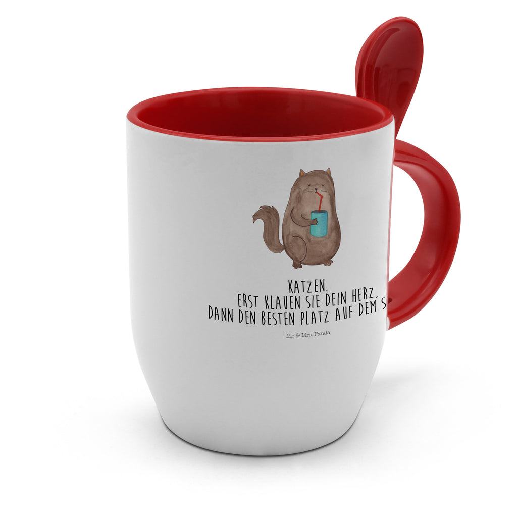 Tasse mit Löffel Katze Dose Tasse, Kaffeetasse, Tassen, Tasse mit Spruch, Kaffeebecher, Tasse mit Löffel, Katze, Katzenmotiv, Katzenfan, Katzendeko, Katzenfreund, Katzenliebhaber, Katzenprodukte, Katzenartikel, Katzenaccessoires, Katzensouvenirs, Katzenliebhaberprodukte, Katzenmotive, Katzen, Kater, Mietze, Cat, Cats, Katzenhalter, Katzenbesitzerin, Haustier, Futter, Katzenfutter