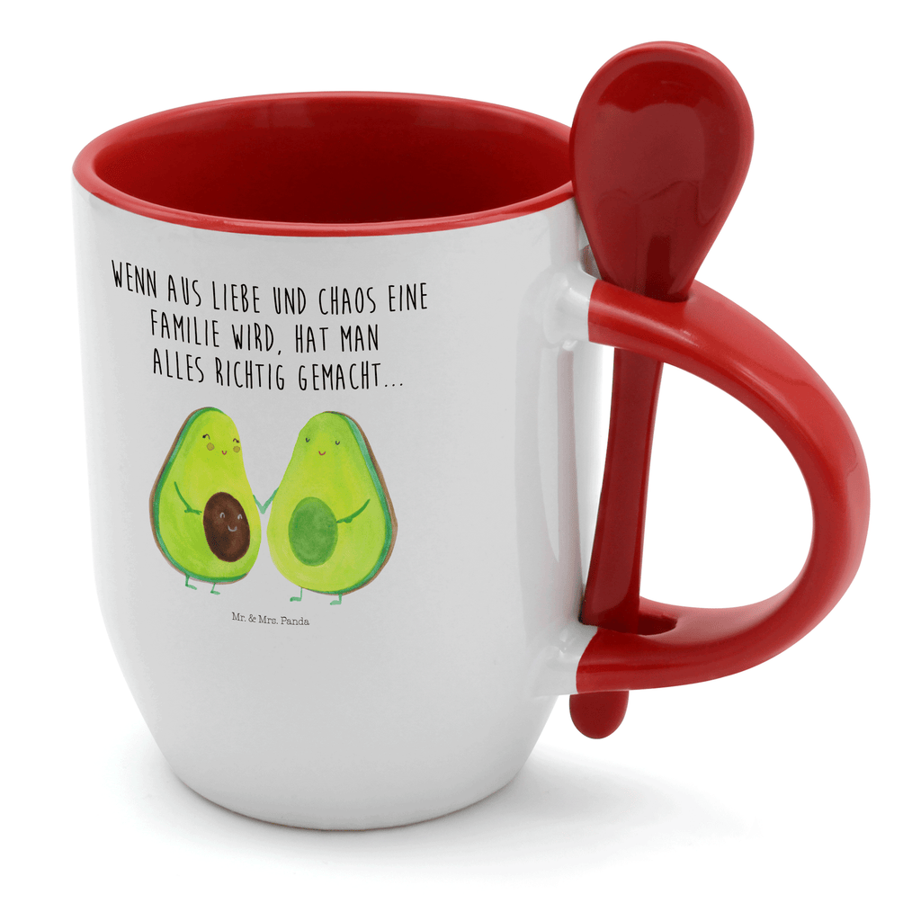 Tasse mit Löffel Avocado Pärchen Tasse, Kaffeetasse, Tassen, Tasse mit Spruch, Kaffeebecher, Tasse mit Löffel, Avocado, Veggie, Vegan, Gesund, Avocuddle, Liebe, Schwangerschaft, Familie, Babyshower, Babyparty, Hochzeit, Kinder, Avocados, Geburt