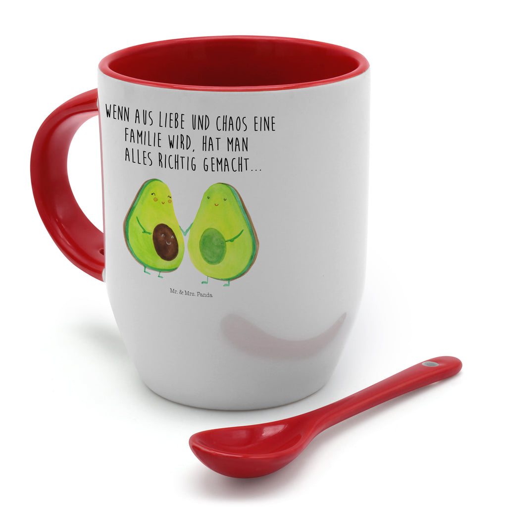 Tasse mit Löffel Avocado Pärchen Tasse, Kaffeetasse, Tassen, Tasse mit Spruch, Kaffeebecher, Tasse mit Löffel, Avocado, Veggie, Vegan, Gesund, Avocuddle, Liebe, Schwangerschaft, Familie, Babyshower, Babyparty, Hochzeit, Kinder, Avocados, Geburt