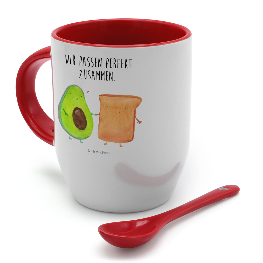 Tasse mit Löffel Avocado + Toast Tasse, Kaffeetasse, Tassen, Tasse mit Spruch, Kaffeebecher, Tasse mit Löffel, Avocado, Veggie, Vegan, Gesund, Toast, Toastbrot, Liebespaar, Pärchen, Freund, Freundin, Verlobt, Verlobungsparty, Hochzeit, Hochzeitsgeschenk, Jahrestag, Jahrestagsgeschenk