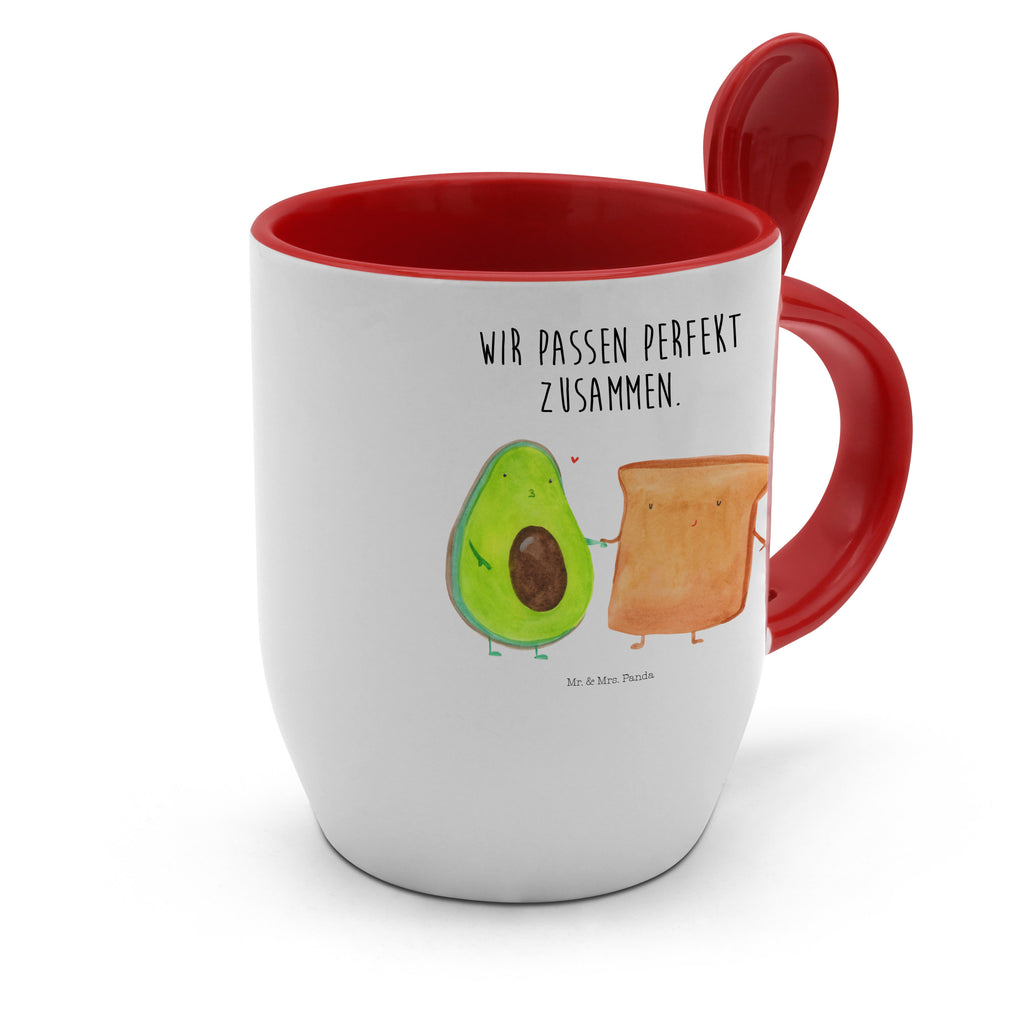 Tasse mit Löffel Avocado + Toast Tasse, Kaffeetasse, Tassen, Tasse mit Spruch, Kaffeebecher, Tasse mit Löffel, Avocado, Veggie, Vegan, Gesund, Toast, Toastbrot, Liebespaar, Pärchen, Freund, Freundin, Verlobt, Verlobungsparty, Hochzeit, Hochzeitsgeschenk, Jahrestag, Jahrestagsgeschenk