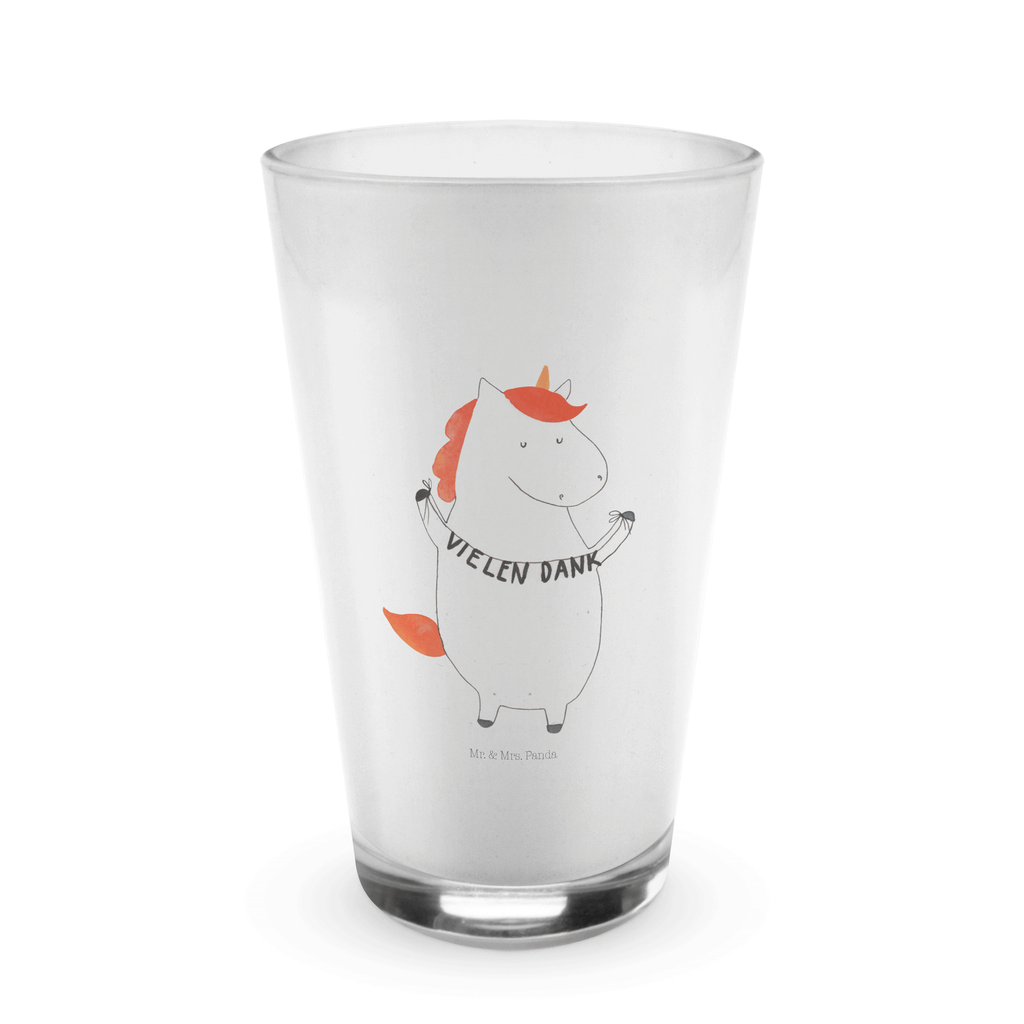 Glas Einhorn Vielen Dank Cappuccino Glas, Glas, Cappuccino Tasse, Latte Macchiato, Einhorn, Einhörner, Einhorn Deko, Pegasus, Unicorn, Danke, vielen Dank, Dankeschön, Danksagung