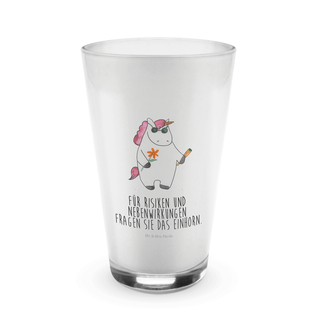 Glas Einhorn Woodstock Cappuccino Glas, Glas, Cappuccino Tasse, Latte Macchiato, Einhorn, Einhörner, Einhorn Deko, Pegasus, Unicorn, Kiffen, Joint, Zigarette, Alkohol, Party, Spaß. lustig, witzig, Woodstock
