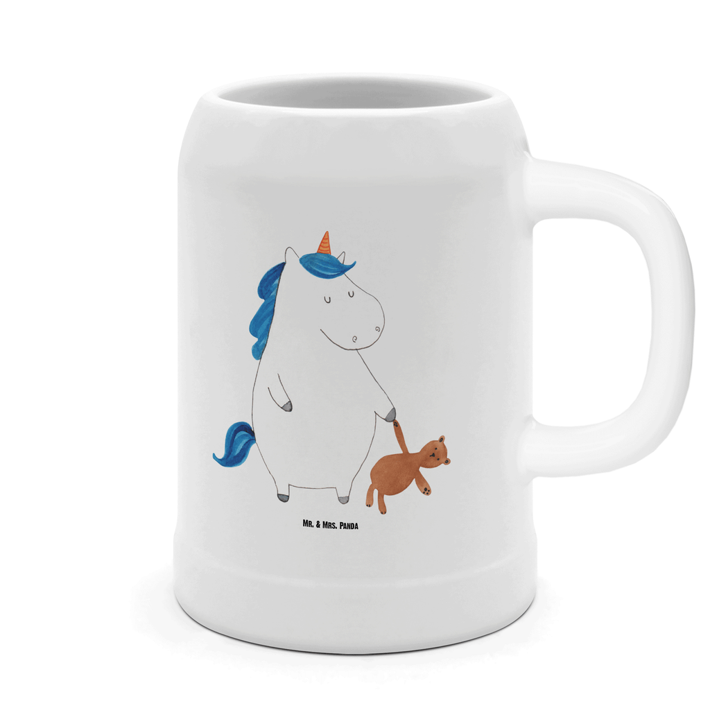 Bierkrug Einhorn Teddy Bierkrug, Bierkrüge, Bierkrug Steingut, Steinkrüge, 0, 5 l, 500ml, Krug, Einhorn, Einhörner, Einhorn Deko, Pegasus, Unicorn, schlafen, gute Nacht, Single, Bett, Träumen, Freundin, Singleleben