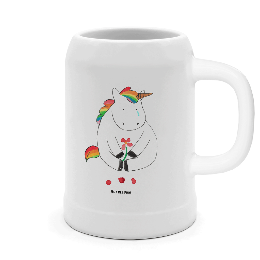 Bierkrug Einhorn Traurig Bierkrug, Bierkrüge, Bierkrug Steingut, Steinkrüge, 0, 5 l, 500ml, Krug, Einhorn, Einhörner, Einhorn Deko, Pegasus, Unicorn, Glitzer, Trösten. Freundschaft, Freunde, Liebe, Trauer, Grußkarte, Blume