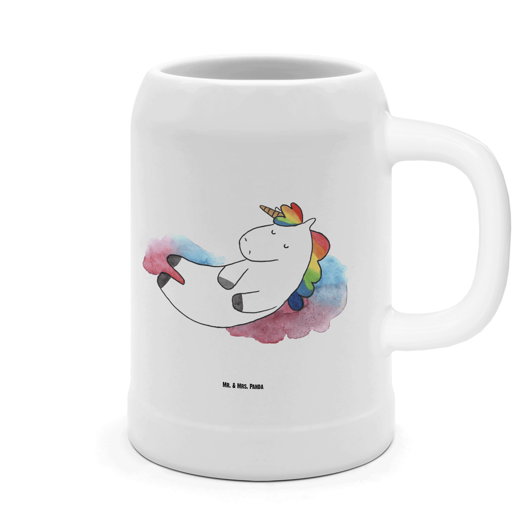 Bierkrug Einhorn Wolke 7 Bierkrug, Bierkrüge, Bierkrug Steingut, Steinkrüge, 0, 5 l, 500ml, Krug, Einhorn, Einhörner, Einhorn Deko, Pegasus, Unicorn, verliebt, Menschen, witzig, lustig, Geschenk, Glaube, Realität, Lächeln