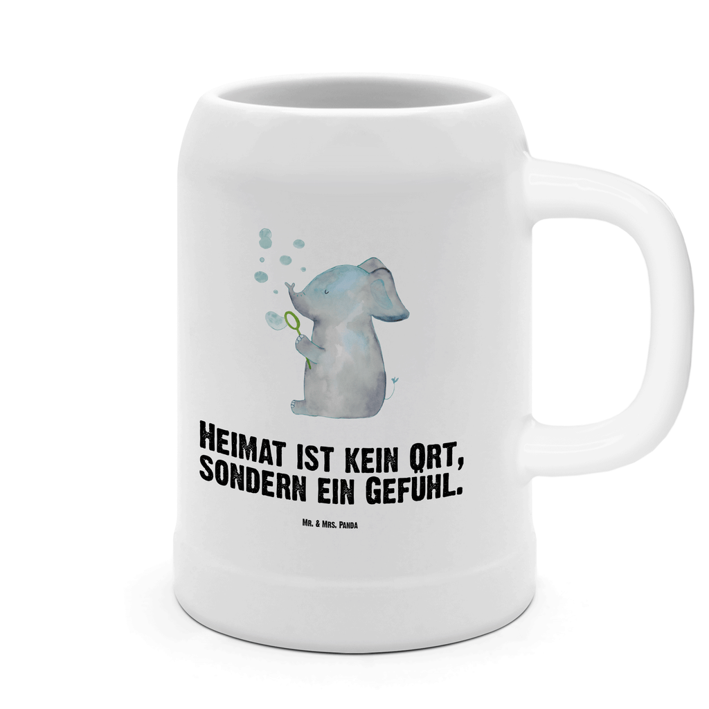 Bierkrug Elefant Seifenblasen Bierkrug, Bierkrüge, Bierkrug Steingut, Steinkrüge, 0, 5 l, 500ml, Krug, Tiermotive, Gute Laune, lustige Sprüche, Tiere, Elefant, Elefanten, Dickhäter, Rüsseltier, Seifenblasen, Liebe, Heimat, Gefühl. Daheim, Liebesbeweis, Liebesspruch