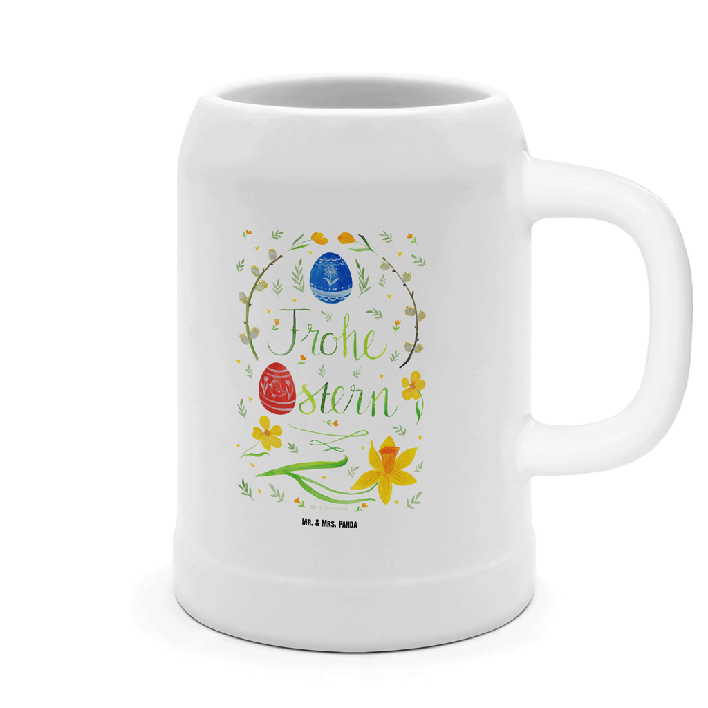 Bierkrug Frohe Ostern Bierkrug, Bierkrüge, Bierkrug Steingut, Steinkrüge, 0, 5 l, 500ml, Krug, Ostern, Osterhase, Ostergeschenke, Osternest, Osterdeko, Geschenk zu Ostern, Frohe Ostern, Ostergrüße, Osterblume, Osterei, bemalte Ostereier, Weidenkätzchen. Lettering