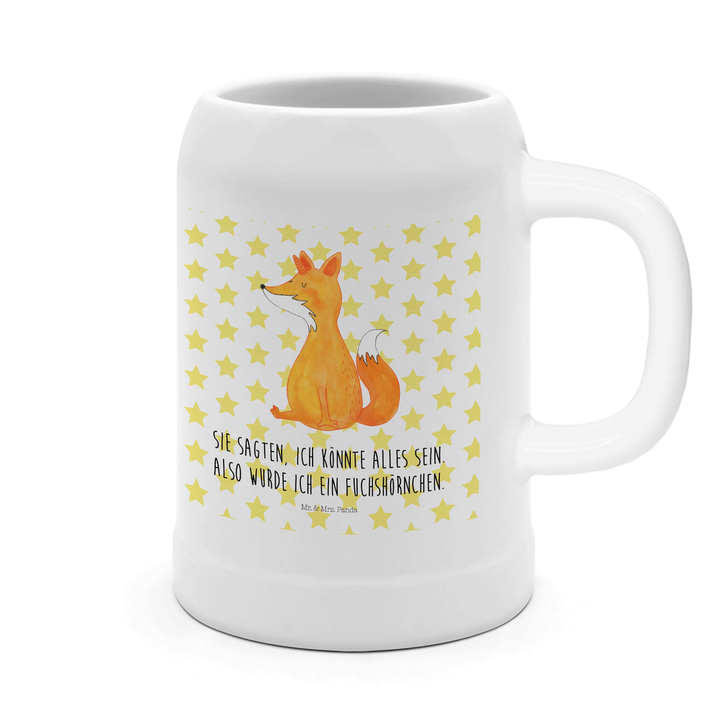 Bierkrug Fuchshörnchen Wunsch Bierkrug, Bierkrüge, Bierkrug Steingut, Steinkrüge, 0, 5 l, 500ml, Krug, Einhorn, Einhörner, Einhorn Deko, Pegasus, Unicorn, Fuchs, Unicorns, Fuchshörnchen, Fuchshorn, Foxycorn, Füchse