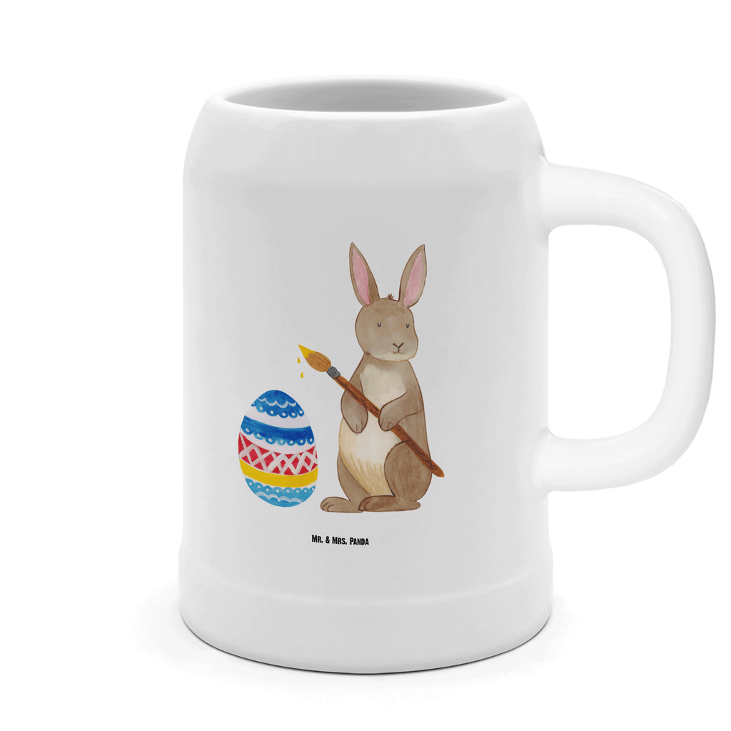 Bierkrug Hase Eiermalen Bierkrug, Bierkrüge, Bierkrug Steingut, Steinkrüge, 0, 5 l, 500ml, Krug, Ostern, Osterhase, Ostergeschenke, Osternest, Osterdeko, Geschenk zu Ostern, Frohe Ostern, Ostergrüße, Osterblume, Osterei, bemalte Ostereier, Hase, Kaninchen, Eiermalen